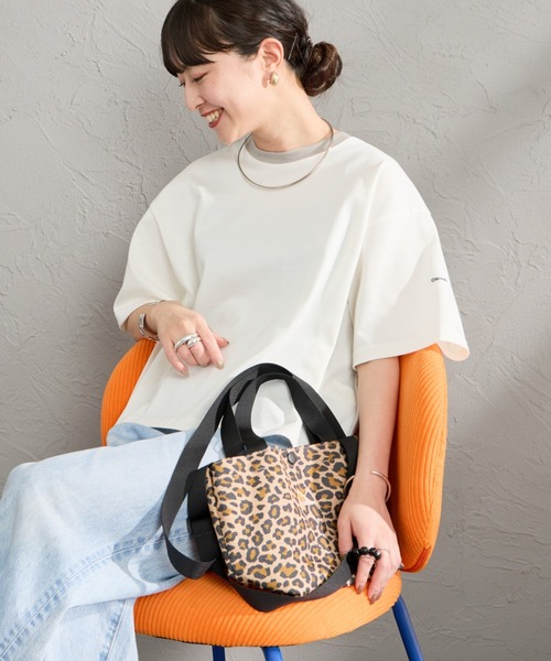 tシャツ 「WEB限定」「ORCIVAL/オーシバル」 ワイド クルーネック Tシャツ レディースの画像