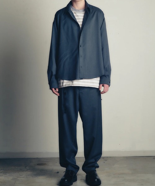 is-ness（イズネス） シャツ 「is-ness/イズネス」WOOL-POLY STANDARD