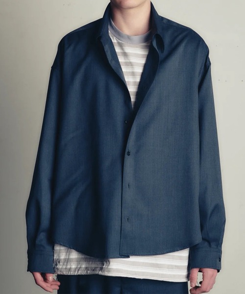 is-ness（イズネス） シャツ 「is-ness/イズネス」WOOL-POLY STANDARD