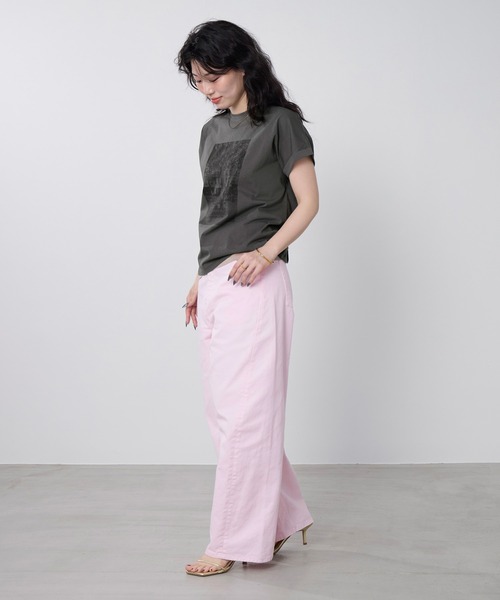 tシャツ フォトプリントTシャツ レディースの画像