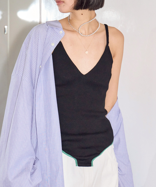 OVERNEATH（オーバーニース） 別注 BODYSUIT 015-C：ボディスーツ