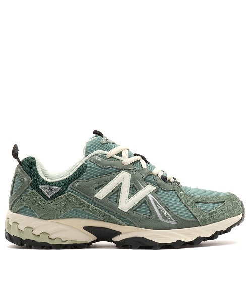 「New Balance」 ローカットスニーカー 25.0cm グリーン メンズ_画像2