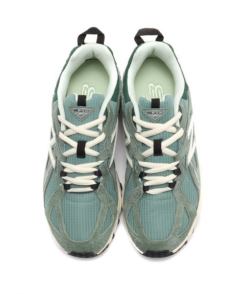 「New Balance」 ローカットスニーカー 25.0cm グリーン メンズ_画像5