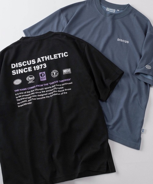 DISCUS tシャツ 「71」「DISCUS/ディスカス」クールマックス バック