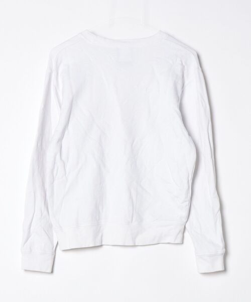 「WORN FREE」 スウェットカットソー S ホワイト メンズ_画像2
