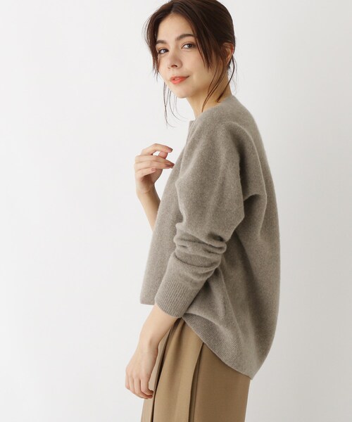 「DRESSTERIOR」 長袖ニット 38 グレー レディース_画像2