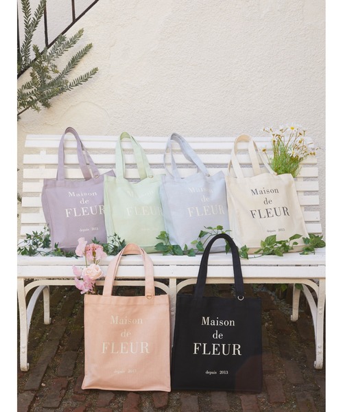 「Maison de FLEUR」 トートバッグ FREE ミント レディース_画像2