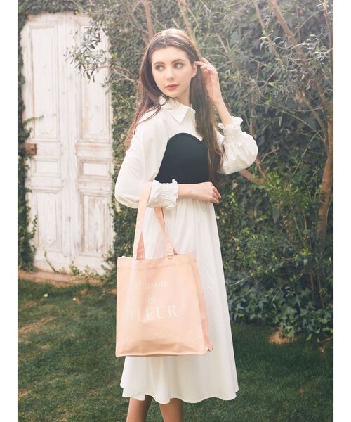 「Maison de FLEUR」 トートバッグ FREE ミント レディース_画像9