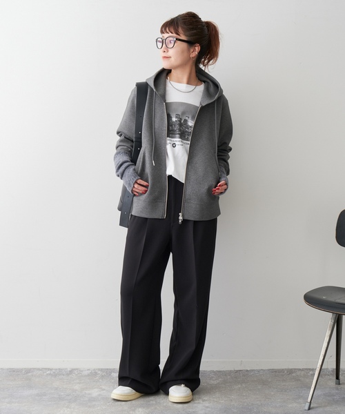「Spick \u0026 Span」 ジップアップパーカー FREE ベージュ レディース