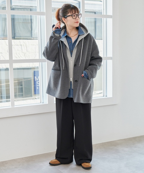 「Spick \u0026 Span」 ジップアップパーカー FREE ベージュ レディース