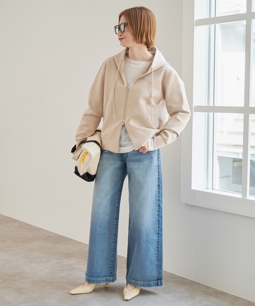 「Spick \u0026 Span」 ジップアップパーカー FREE ベージュ レディース