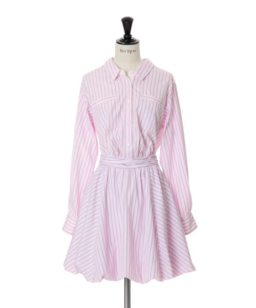 Her lip to 長袖ワンピース S ピンク レディース : ZOZOTOWN Yahoo!店