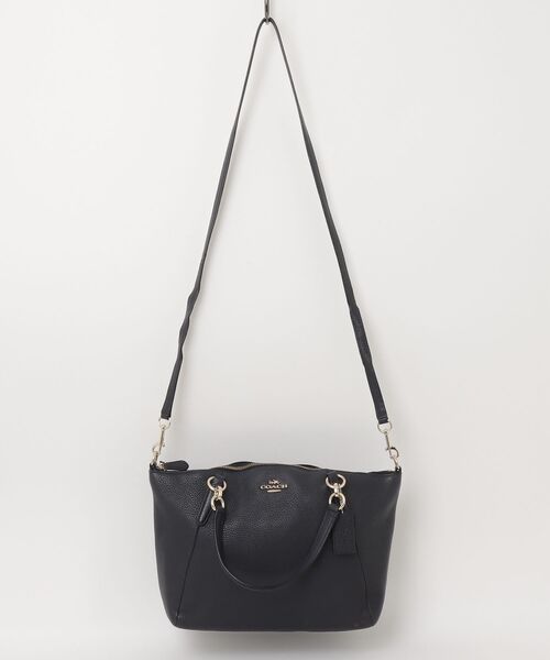 COACH（コーチ） スモール ケルシーサッチェル 2WAYバッグ - ネイビー 
