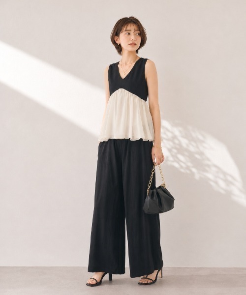 夏用ノースフェイスセットアップ　レディースMサイズ　シャツ２枚アンダー１枚 Lateru セットアップ 夏 ノースリーブ 2点セットアップ レディース