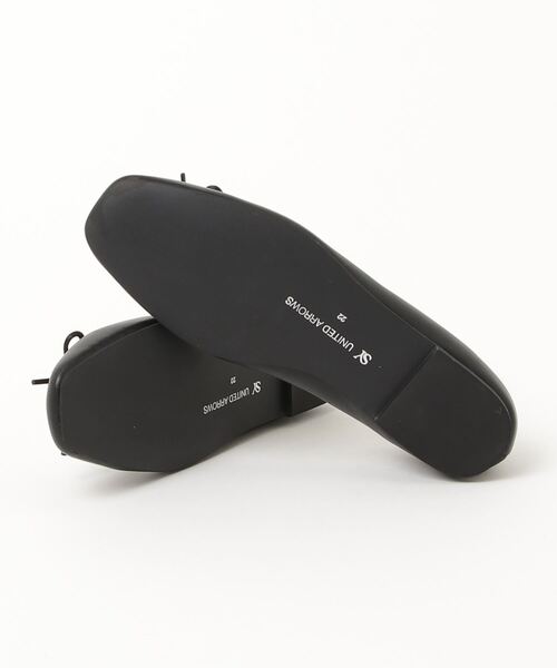 「SY UNITED ARROWS」 フラットパンプス 24cm ゴールド レディース_画像3