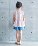 チュニック 「リンク」ノースリーブティアードフ...の詳細画像3