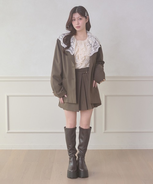「Ambre Neige」 長袖ブラウス FREE アイボリー レディース_画像2