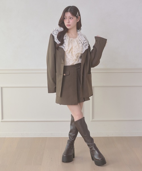 「Ambre Neige」 長袖ブラウス FREE アイボリー レディース_画像4