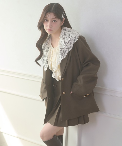 「Ambre Neige」 長袖ブラウス FREE アイボリー レディース_画像6