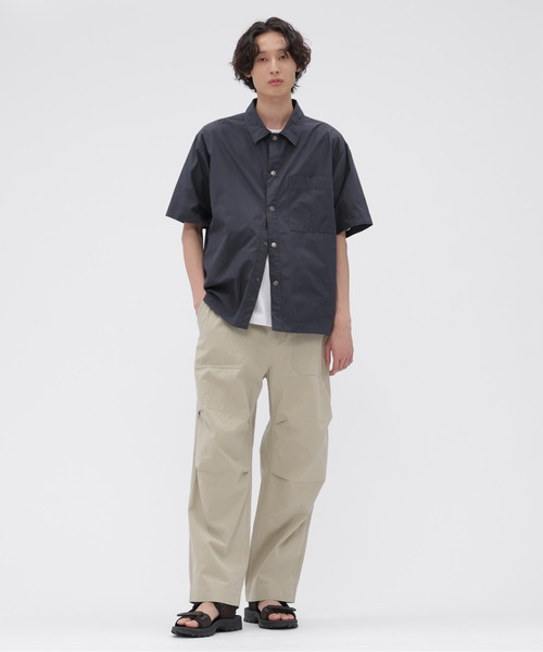 MHL.（エムエイチエル） パンツ COTTON LINEN TINY RIPSTOP メンズ