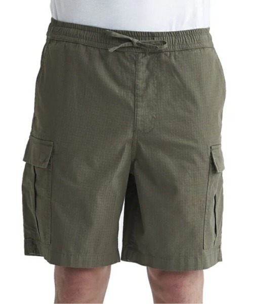 「Quiksilver」 カーゴパンツ LARGE カーキ メンズ_画像2
