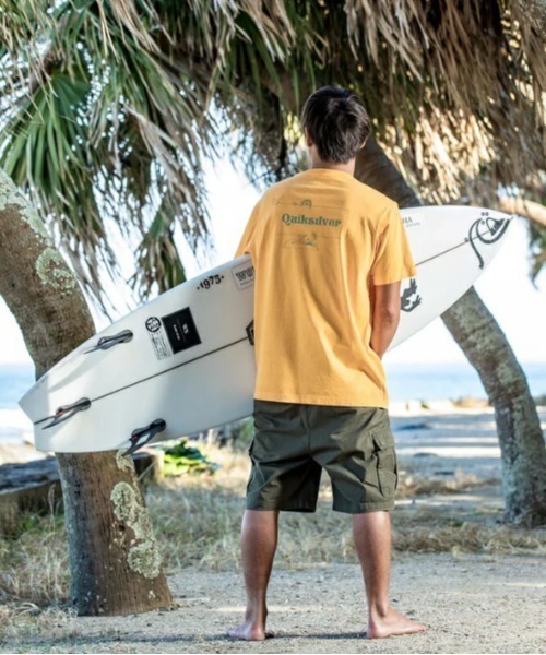 「Quiksilver」 カーゴパンツ LARGE カーキ メンズ_画像4