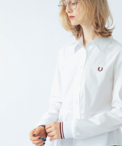 Ray BEAMS（レイ ビームス） ブラウス シャツ 「別注」FRED PERRY 