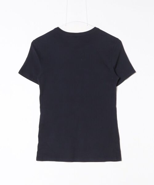 「PETIT BATEAU」 半袖Tシャツ S ネイビー レディース_画像2