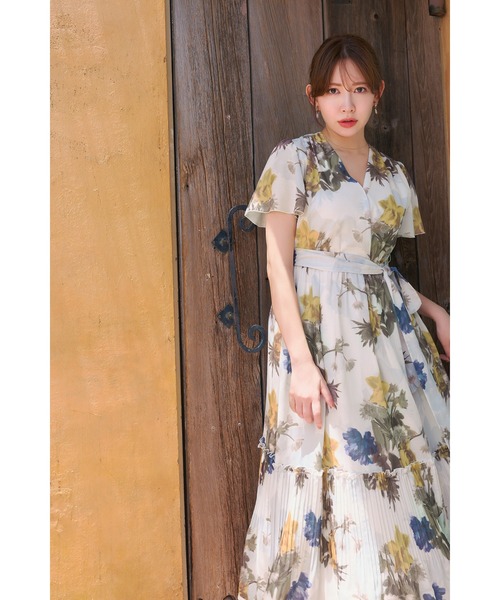 Her lip to ワンピース 半袖 Lorette Floral Dress : ZOZOTOWN Yahoo