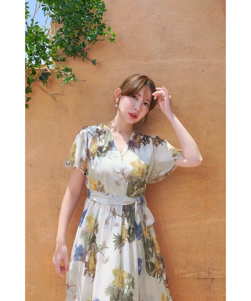 Her lip to ワンピース 半袖 Lorette Floral Dress : ZOZOTOWN Yahoo