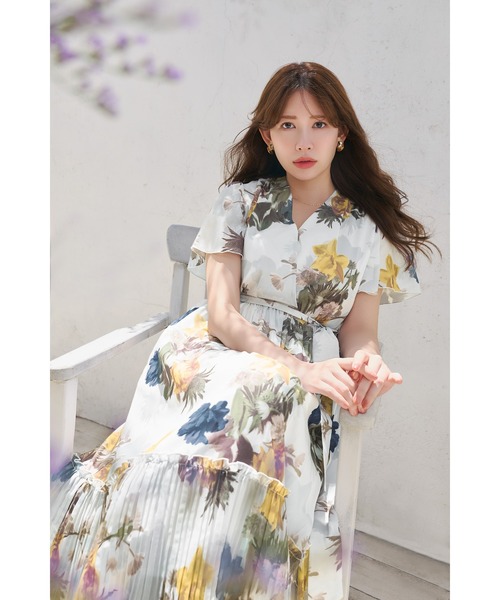 Her lip to ワンピース 半袖 Lorette Floral Dress : ZOZOTOWN Yahoo