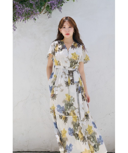 Her lip to ワンピース 半袖 Lorette Floral Dress : ZOZOTOWN Yahoo