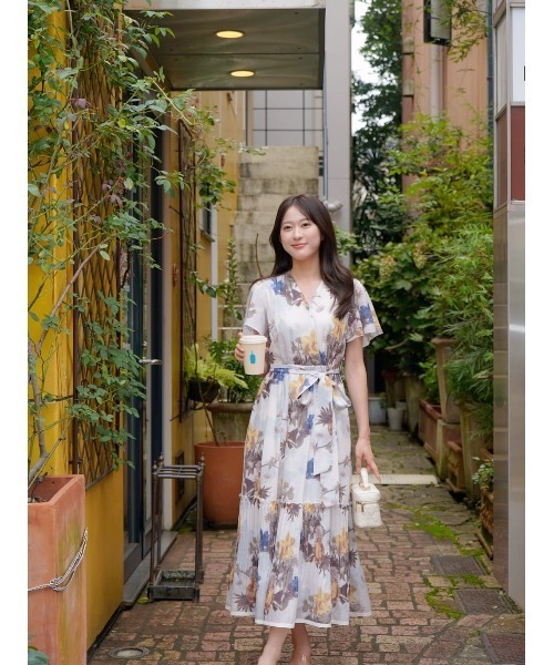 Her lip to ワンピース 半袖 Lorette Floral Dress : ZOZOTOWN Yahoo