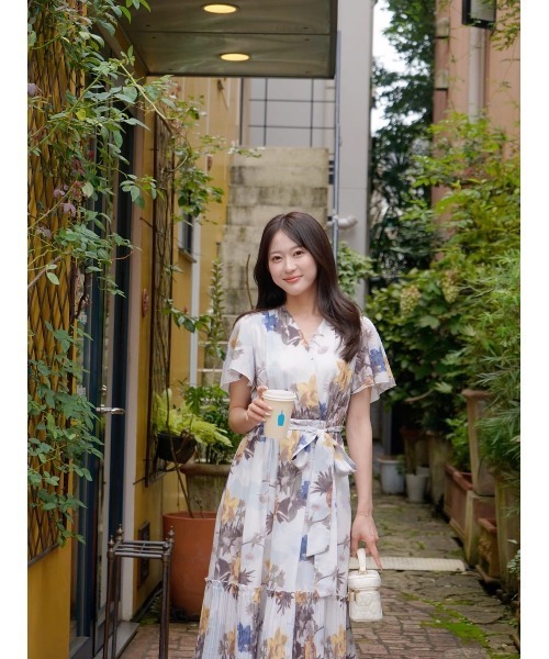 Her lip to ワンピース 半袖 Lorette Floral Dress : ZOZOTOWN Yahoo