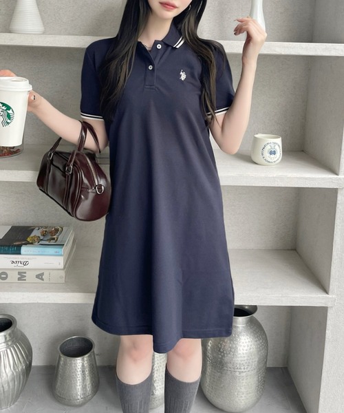 U.S. POLO ASSN.（ユーエスポロアッスン） シャツワンピース S