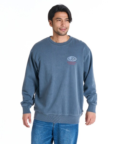 「BILLABONG」 スウェットカットソー LARGE ブラック メンズ_画像5