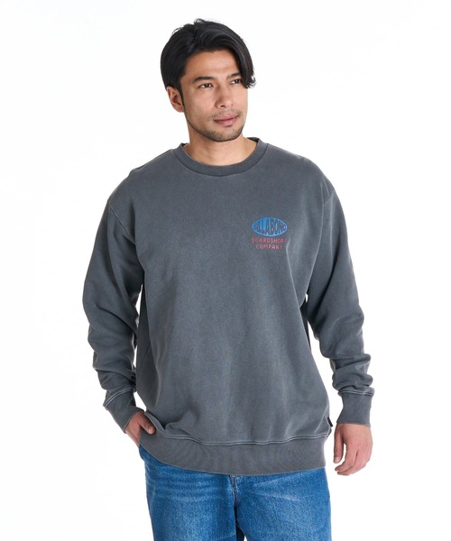 「BILLABONG」 スウェットカットソー LARGE ブラック メンズ_画像7