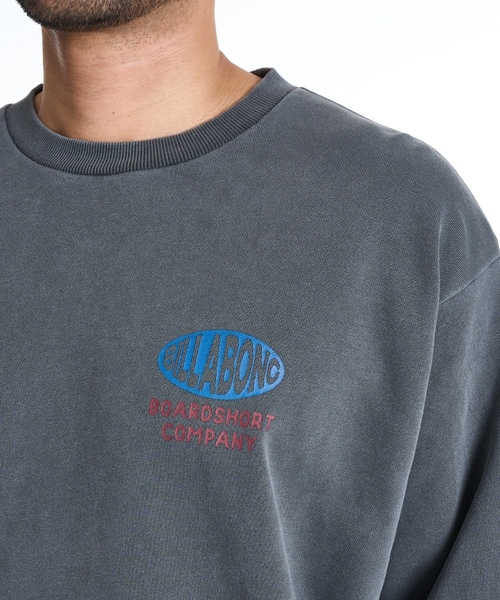 「BILLABONG」 スウェットカットソー LARGE ブラック メンズ_画像8