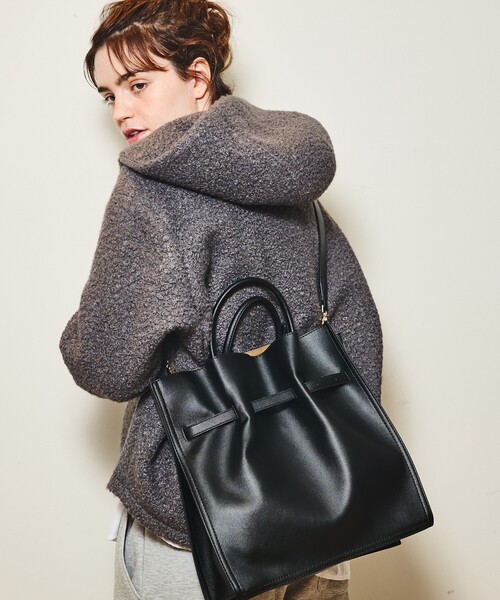 「LOWELL things」 2WAYバッグ フリー モカ レディース_画像9