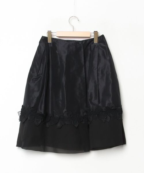 FOXEY VELOUR NOIR ブラック フレアスカート 40 FOXEY BOUTIQUE 「FOXEY BOUTIQUE」 スカート 40 ブラック レディース