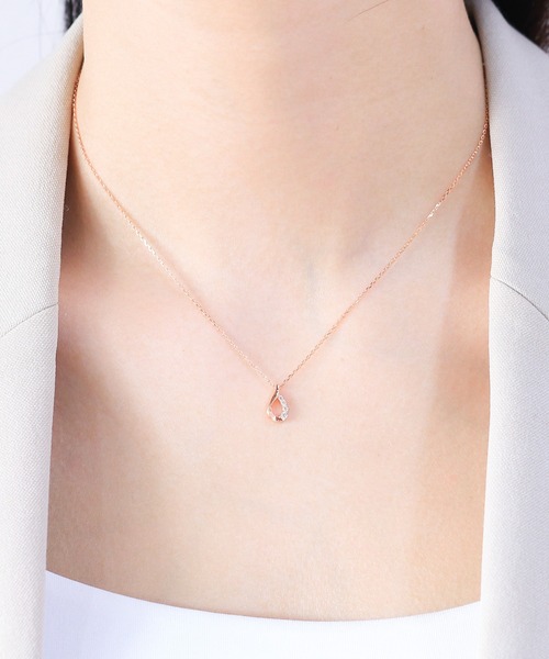 BLOOM（ブルーム） ネックレス シルバー キュービックジルコニア