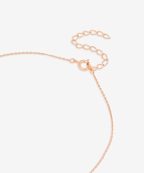 ネックレス シルバー キュービックジルコニア しずく ネックレス BLOOM/ブルーム レディースの画像