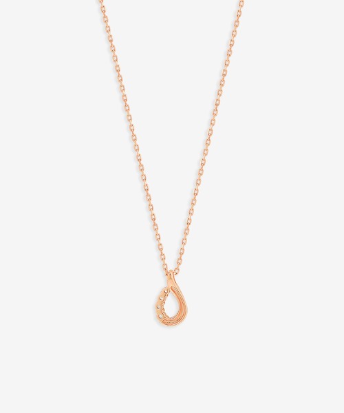 ネックレス シルバー キュービックジルコニア しずく ネックレス BLOOM/ブルーム レディースの画像