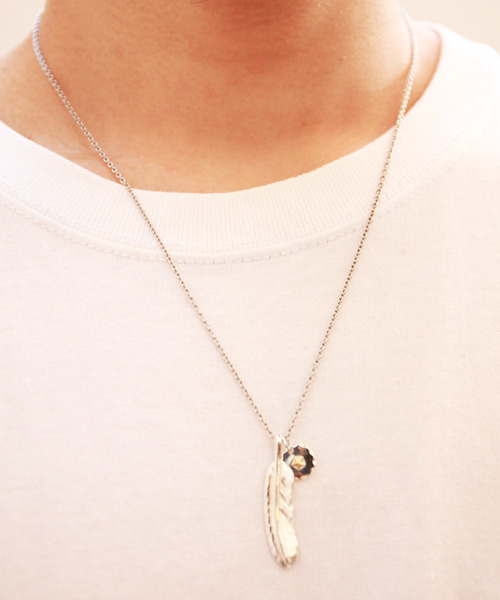 【BUYMA AWARD受賞SALE】CARPEDIEM スモールフェザーネックレス amp japan ネックレス スモールフェザー チェーンネックレス