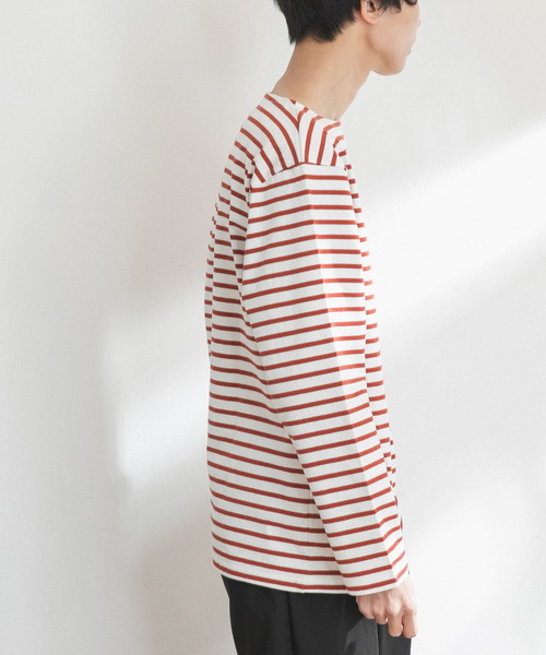 FORK&SPOON tシャツ FORK&SPOON ボートネックボーダー メンズ FORK&SPOON tシャツ FORK&SPOON ボートネックボーダー メンズ