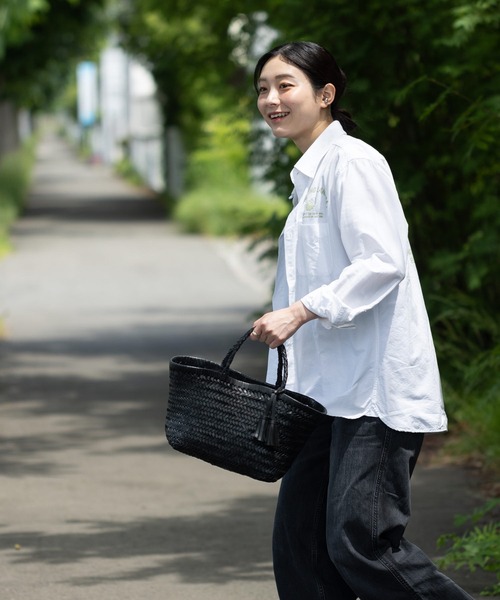 Jubilee（ジュビリー） トートバッグ メッシュ本水牛レザー かごトート