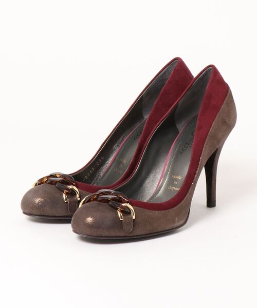 大得価人気 パンプス Limit till 2359 リミットティル2359 チェーンデザインラウンドピンヒールパンプス ZOZOTOWN PayPayモール店 - 通販 - PayPayモール 大得価好評