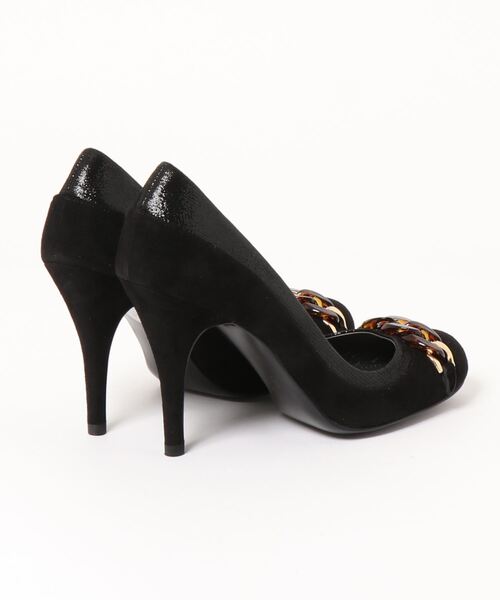 大得価人気 パンプス Limit till 2359 リミットティル2359 チェーンデザインラウンドピンヒールパンプス ZOZOTOWN PayPayモール店 - 通販 - PayPayモール 大得価好評