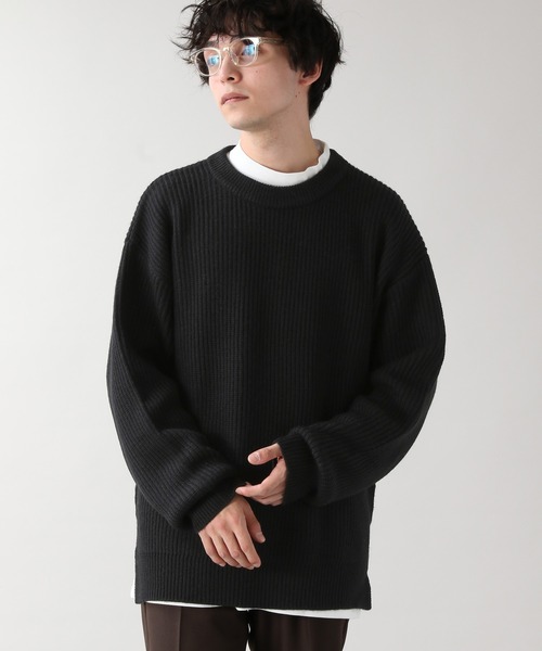 大特価得価 ニット - 通販 - PayPayモール <ニット&モックネックロンTセット>アンサンブルニットクルー/258846 ZOZOTOWN PayPayモール店 超特価特価