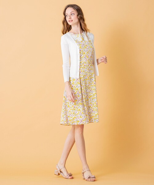 TOCCA ワンピース レディース 「洗える！」COTTZGE BORDER